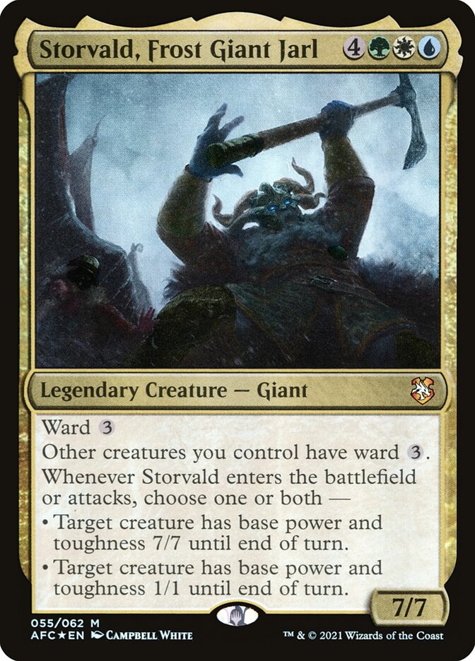 Storvald, Frost Giant Jarl - AFC 55  (Foil)