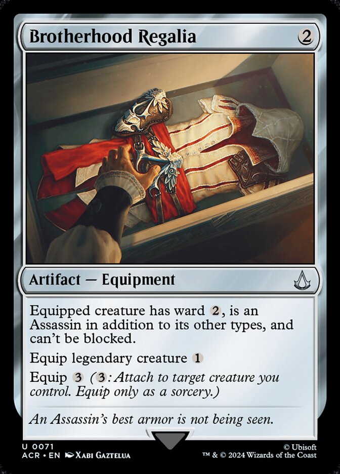 Brotherhood Regalia - Assassin's Creed 71 (Foil)
