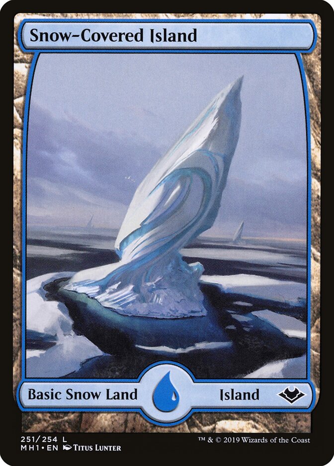 Snow-Covered Island - Modern Horizons 251