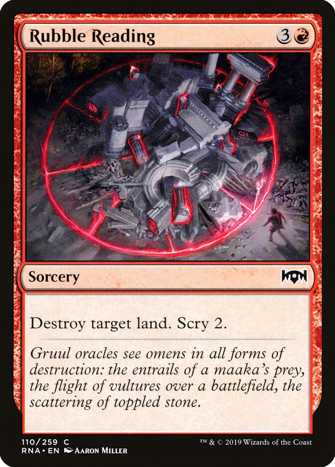 Rubble Reading - Ravnica Allegiance 110