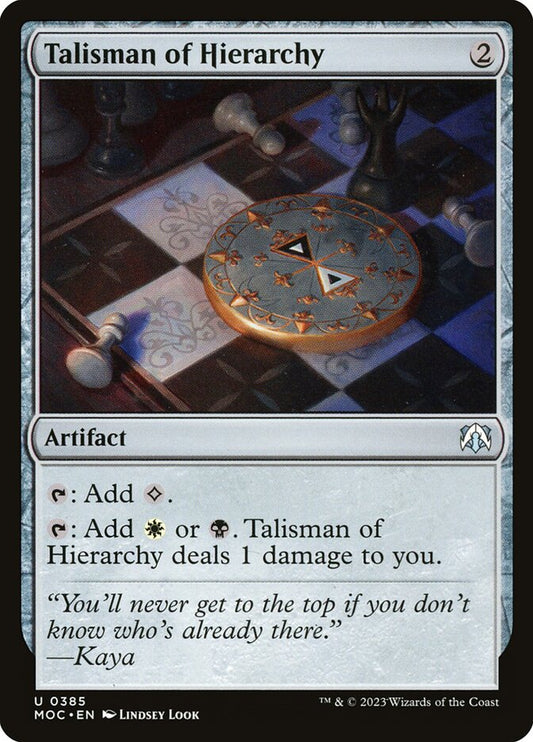 Talisman of Hierarchy - MOC 385