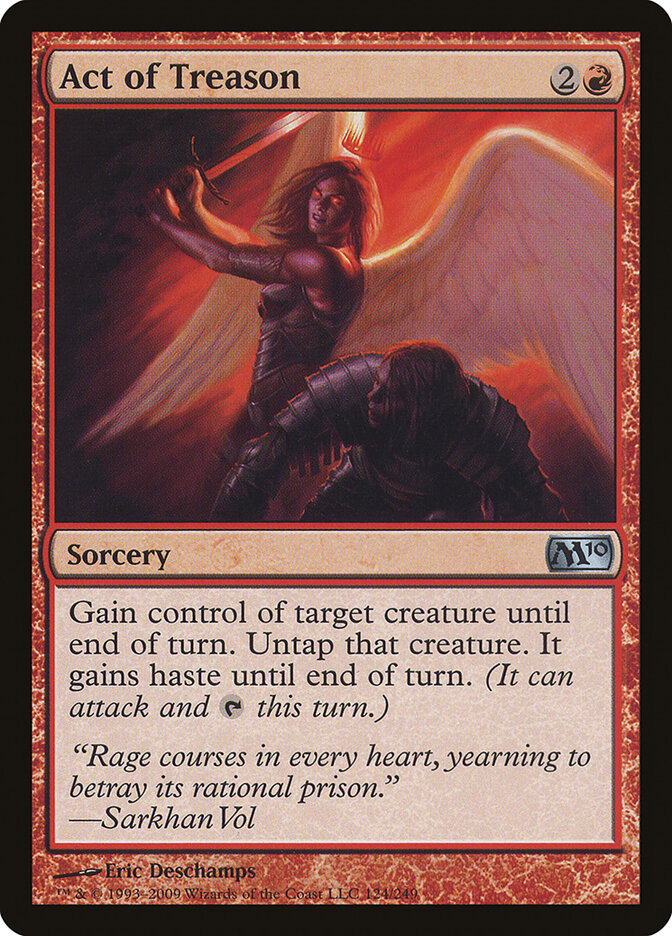 Act of Treason - Magic 2010 124 (Foil)