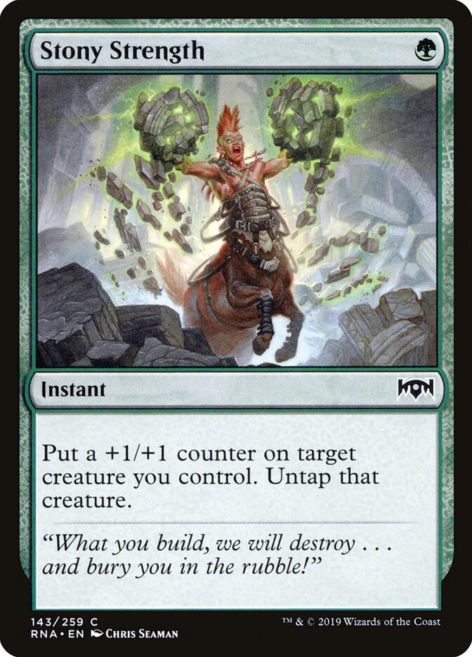 Stony Strength - Ravnica Allegiance 143