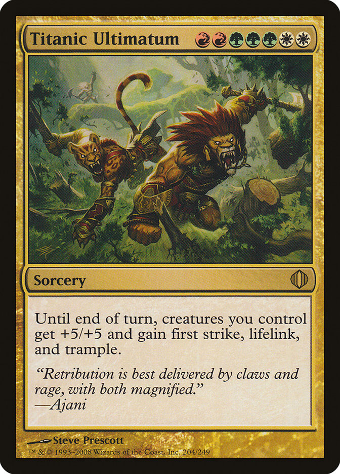 Titanic Ultimatum - Shards of Alara 204