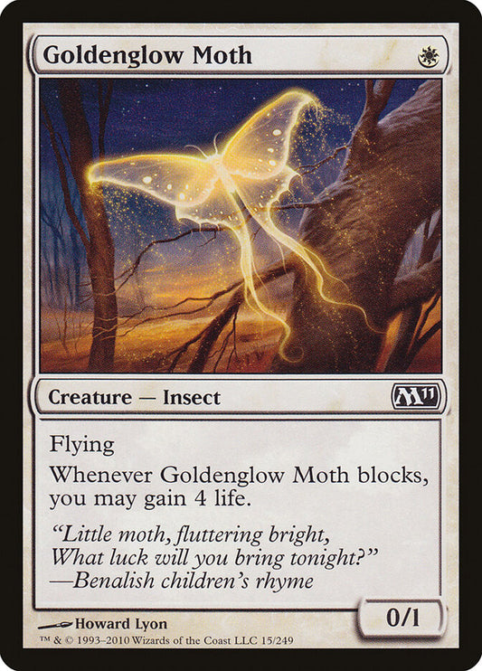 Goldenglow Moth - Magic 2011 15 (Foil)