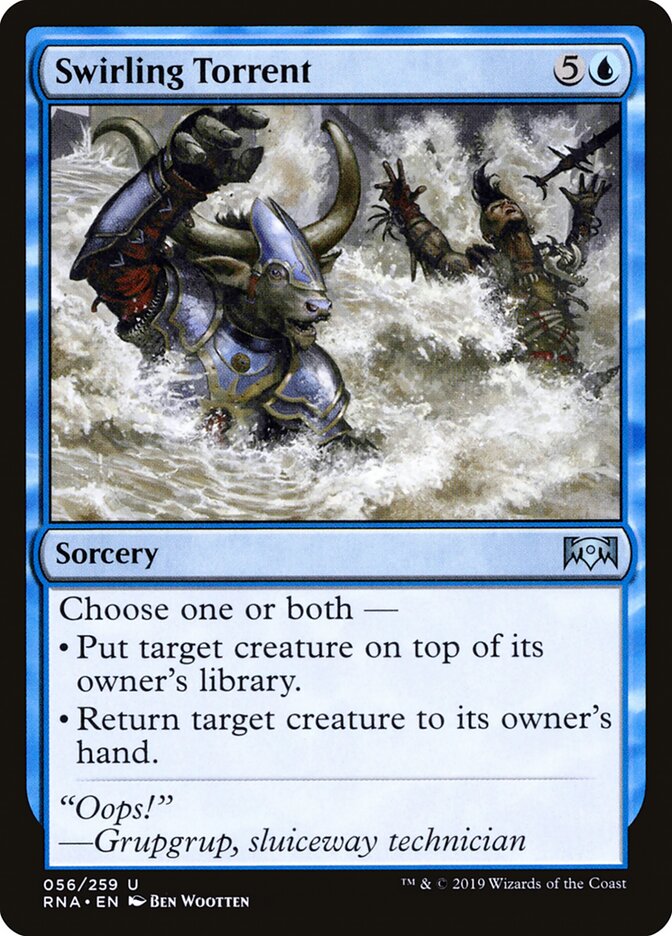 Swirling Torrent - Ravnica Allegiance 56