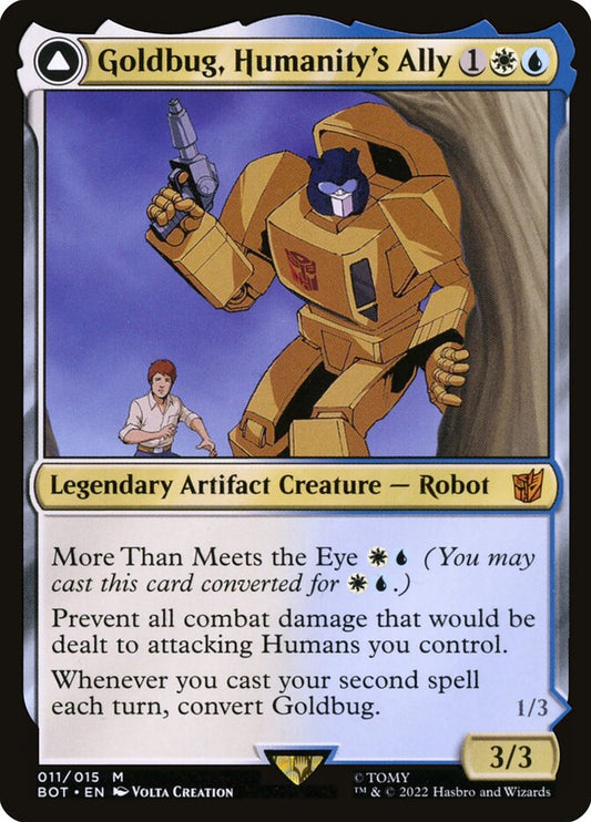 Goldbug, Humanity's Ally // Goldbug, Scrappy Scout - BOT 11