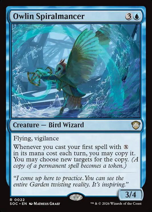 Owlin Spiralmancer - Secrets of Strixhaven Commander 22