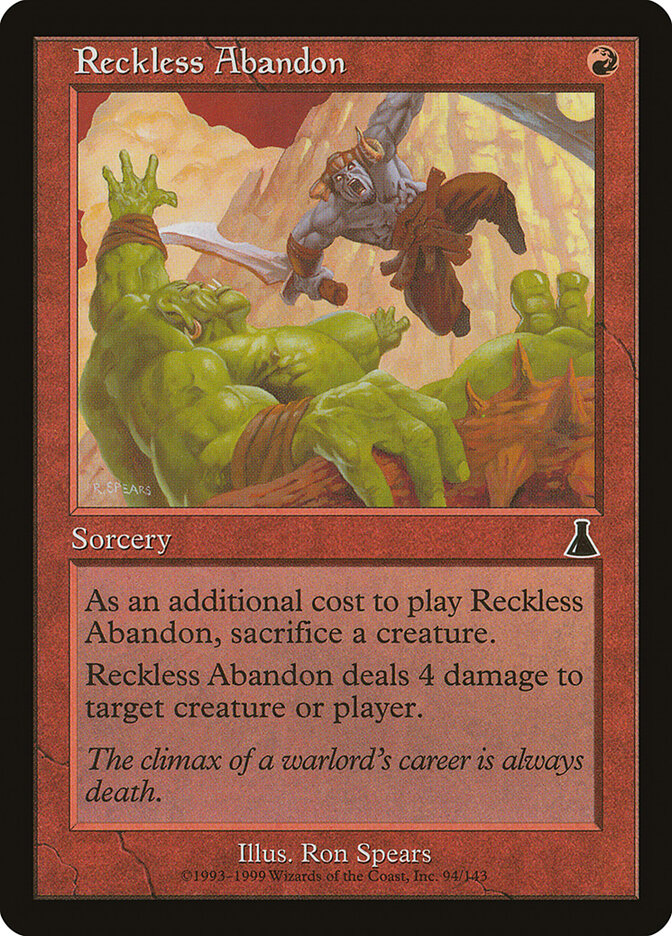 Reckless Abandon - Urza's Destiny 94
