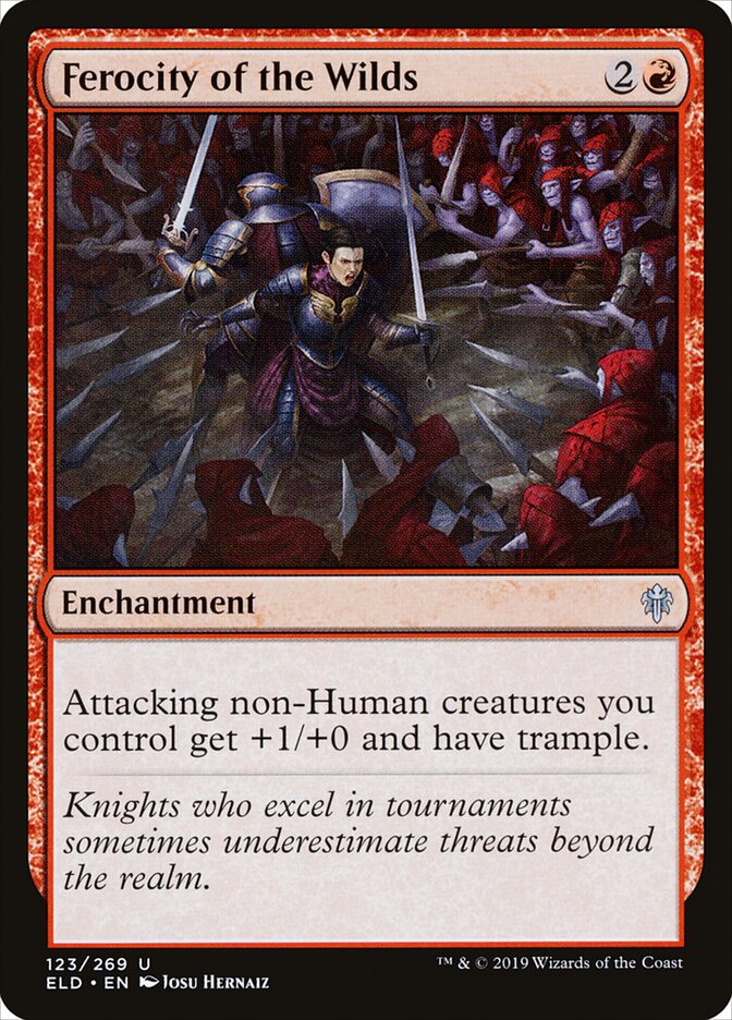 Ferocity of the Wilds - Throne of Eldraine 123