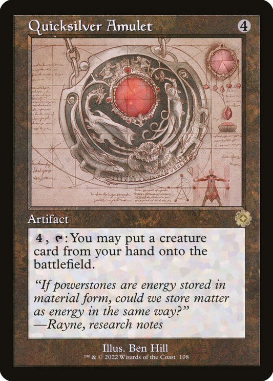 Quicksilver Amulet - BRR 108