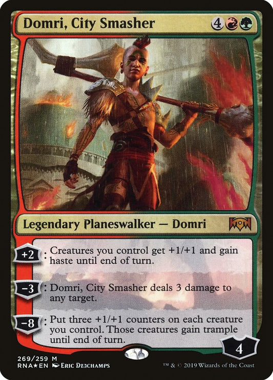Domri, City Smasher - RNA 269  (Foil)