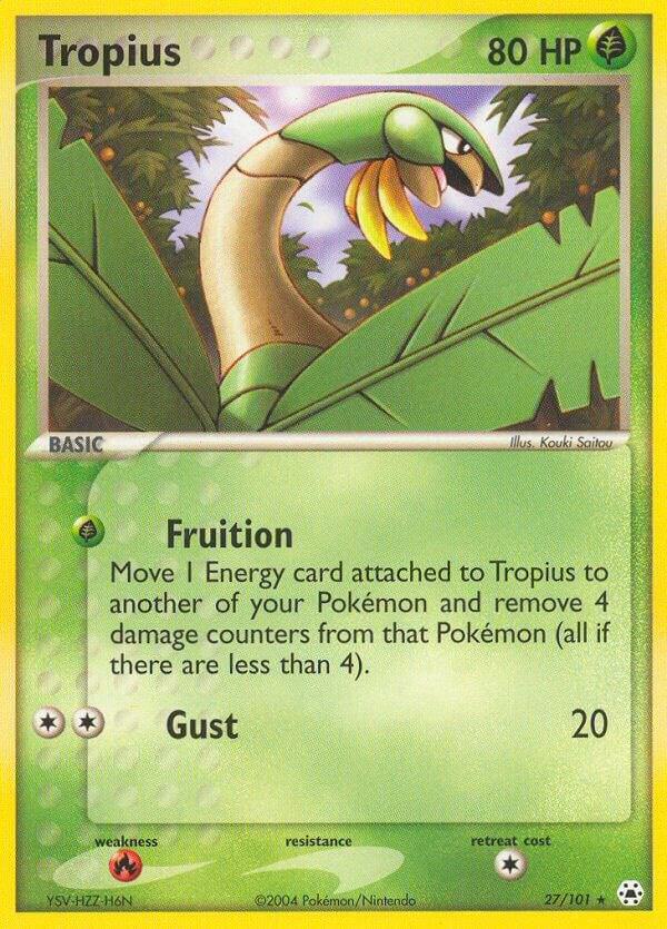 Tropius - EX Hidden Legends 27 - Near Mint