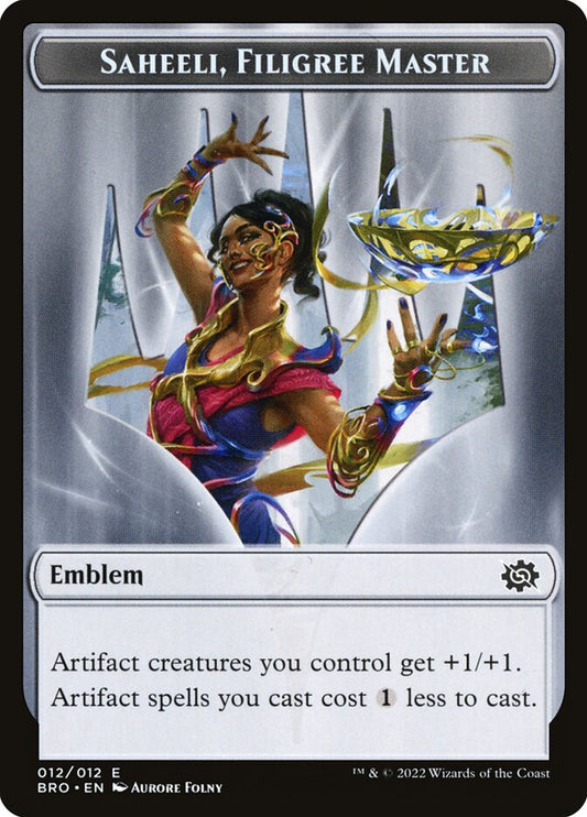 Saheeli, Filigree Master Emblem - TBRO 12  (Foil)