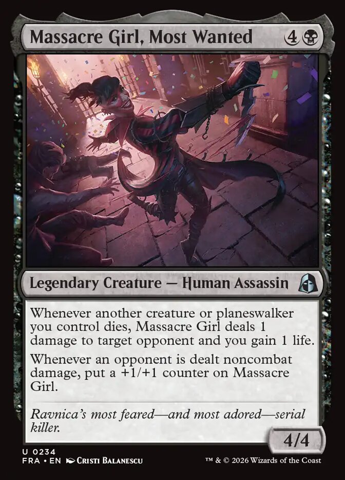 Massacre Girl, Most Wanted - Reality Fracture 234