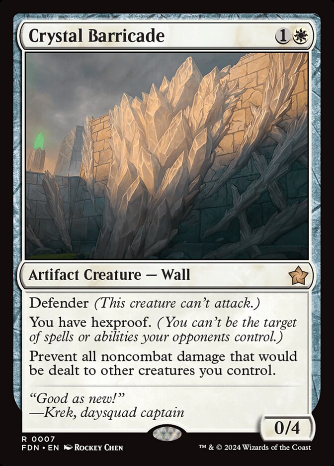 Crystal Barricade - FDN 7