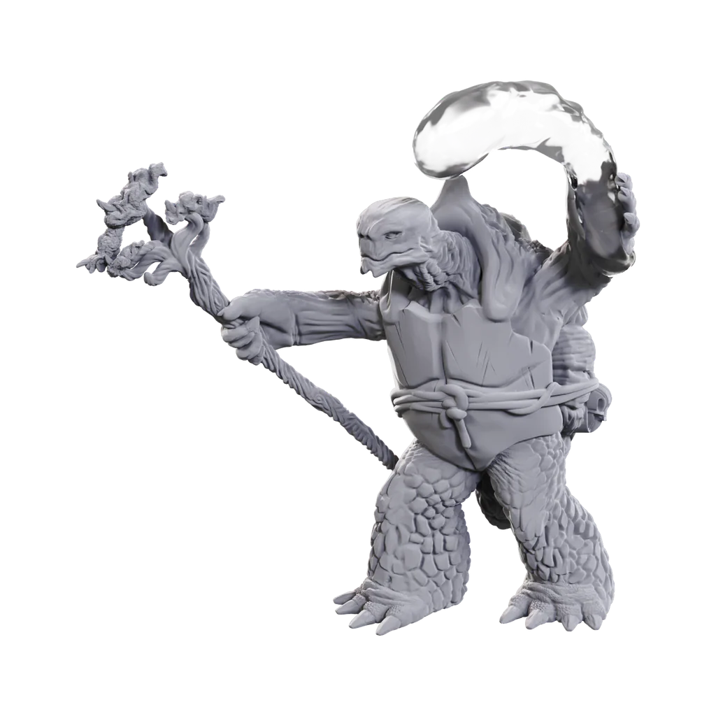 D&D Nozlur’s Marvelous Miniatures: Tortle Druid & Wild Shape Giant Lizard - #90707