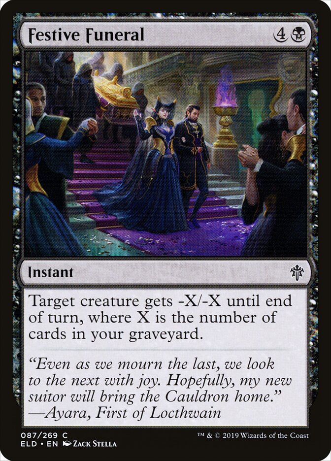 Festive Funeral - Throne of Eldraine 87 (Foil)