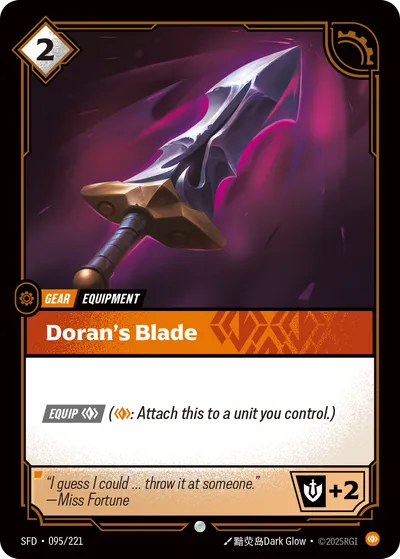 Doran's Blade - Spiritforged 095/221 (Foil)