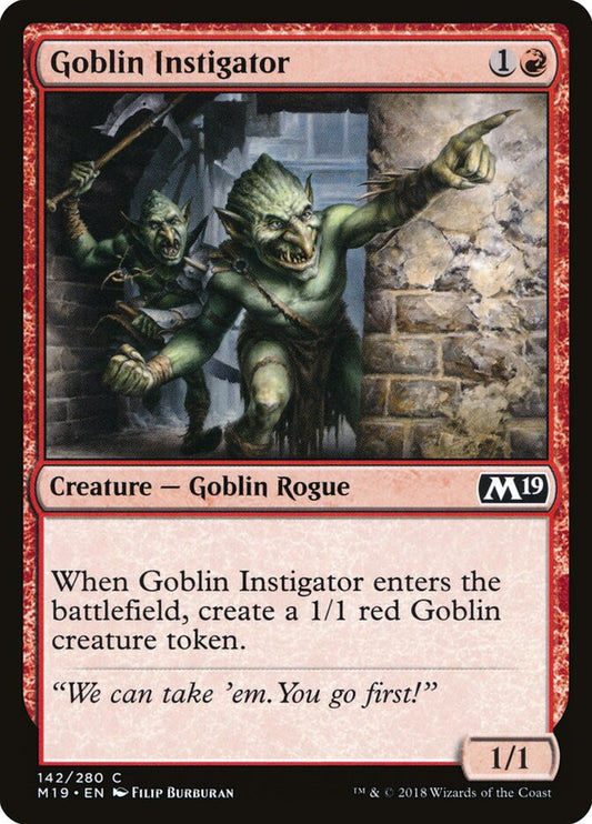 Goblin Instigator - Core Set 2019 142