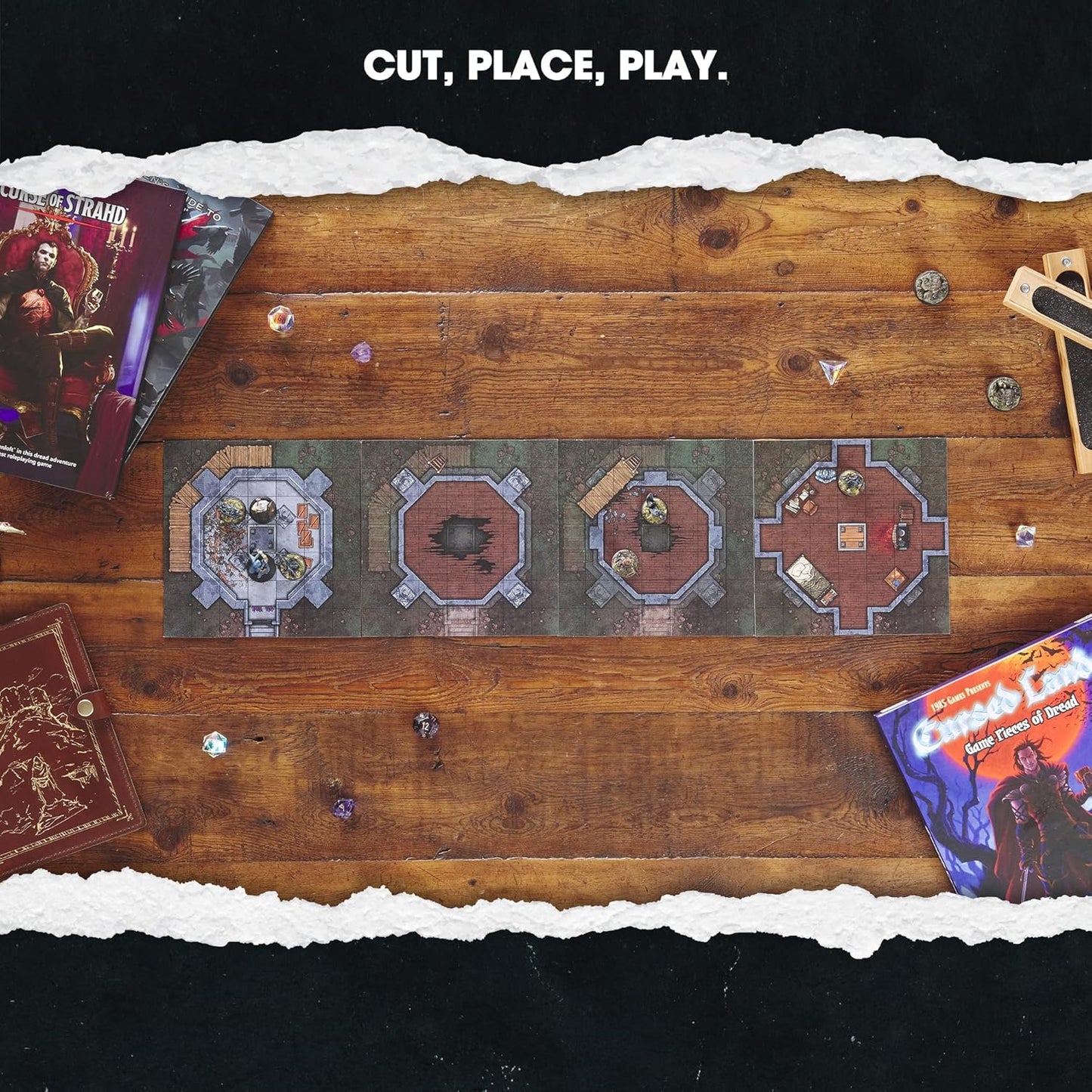 Dungeon Craft: Cursed Lands Game Pieces of Dread (In Box)