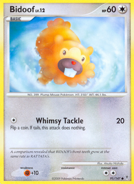 Bidoof - Supreme Victors 91 - Near Mint
