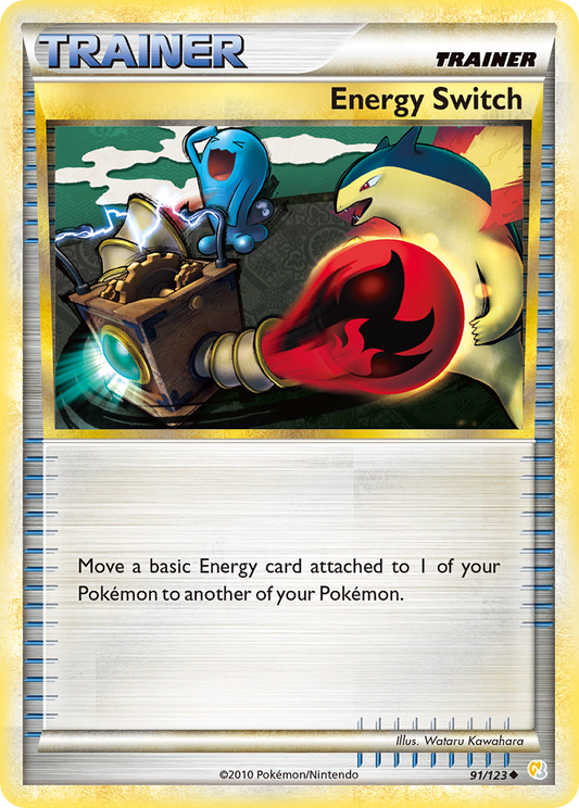 Energy Switch - HeartGold SoulSilver 91  - Damaged