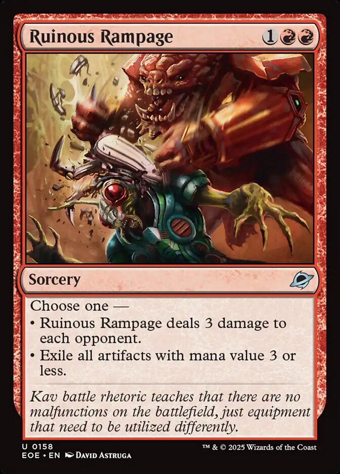 Ruinous Rampage - Edge of Eternities 158