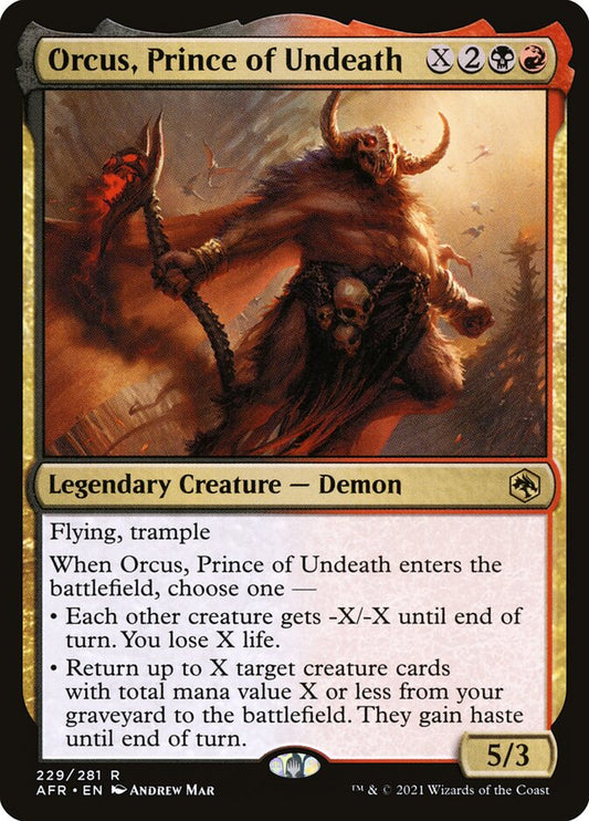 Orcus, Prince of Undeath - AFR 229