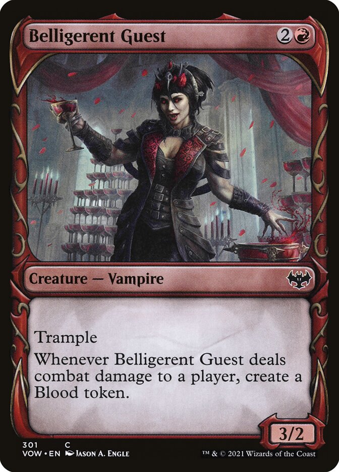 Belligerent Guest (Showcase) - Innistrad: Crimson Vow 301