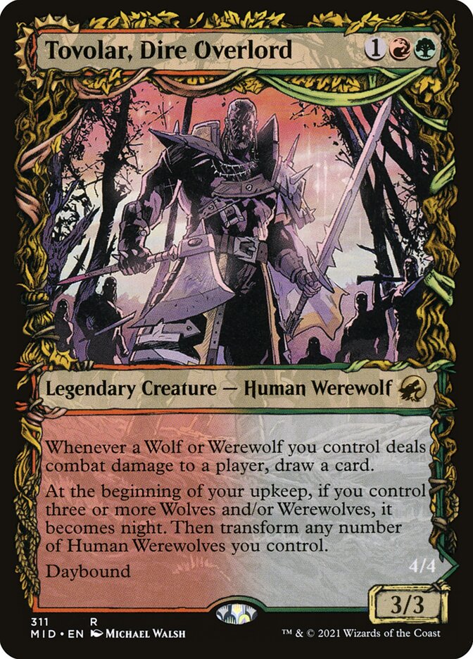 Tovolar, Dire Overlord // Tovolar, the Midnight Scourge - MID 311