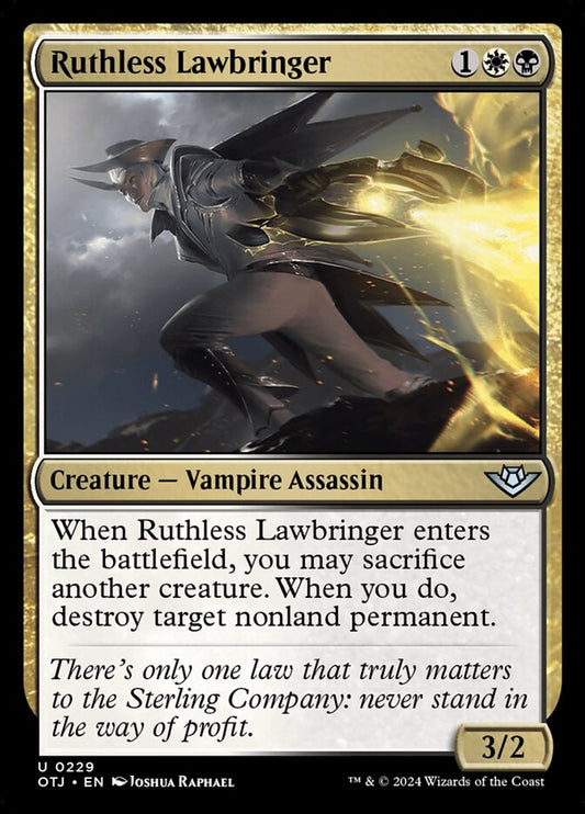 Ruthless Lawbringer - OTJ 229  (Foil)