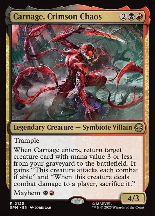 Carnage, Crimson Chaos - SPM 125