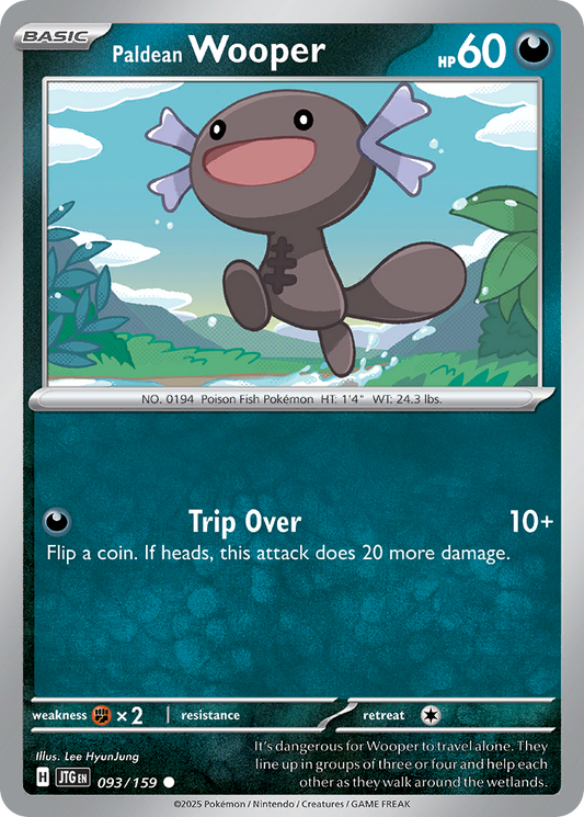 Paldean Wooper - Journey Together 093/159  (Foil) - Near Mint