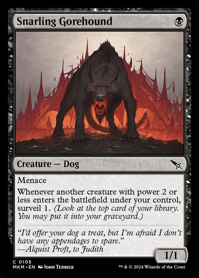 Snarling Gorehound - Murders at Karlov Manor 105