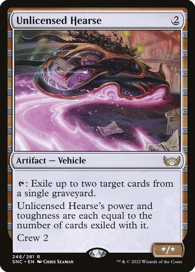 Unlicensed Hearse - SNC 246