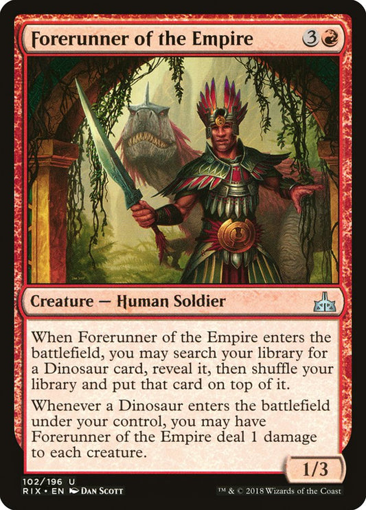Forerunner of the Empire - RIX 102