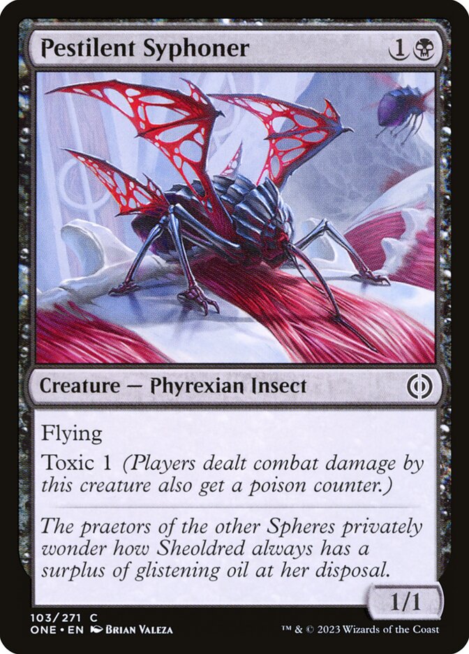 Pestilent Syphoner - Phyrexia: All Will Be One 103 (Foil)