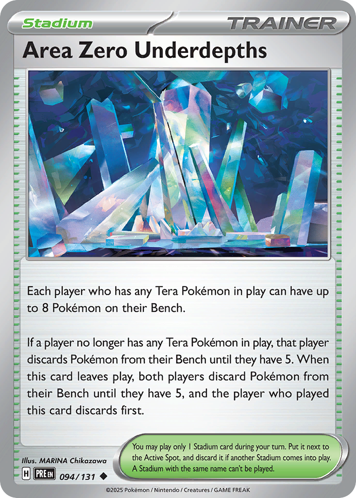 Area Zero Underdepths - Prismatic Evolutions 094/131 - Near Mint
