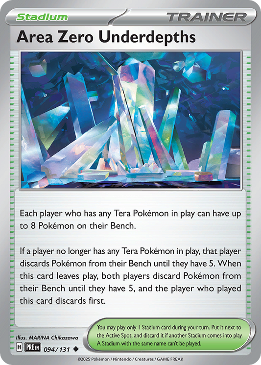 Area Zero Underdepths - Prismatic Evolutions 094/131 - Near Mint
