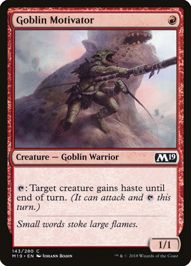 Goblin Motivator - Core Set 2019 143