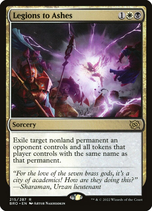 Legions to Ashes - BRO 215  (Foil)