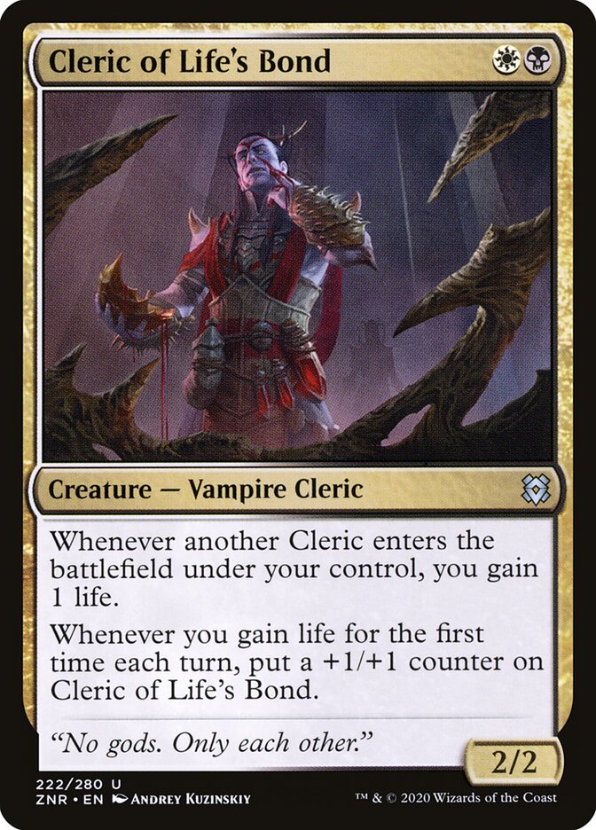 Cleric of Life's Bond - Zendikar Rising 222 (Foil)