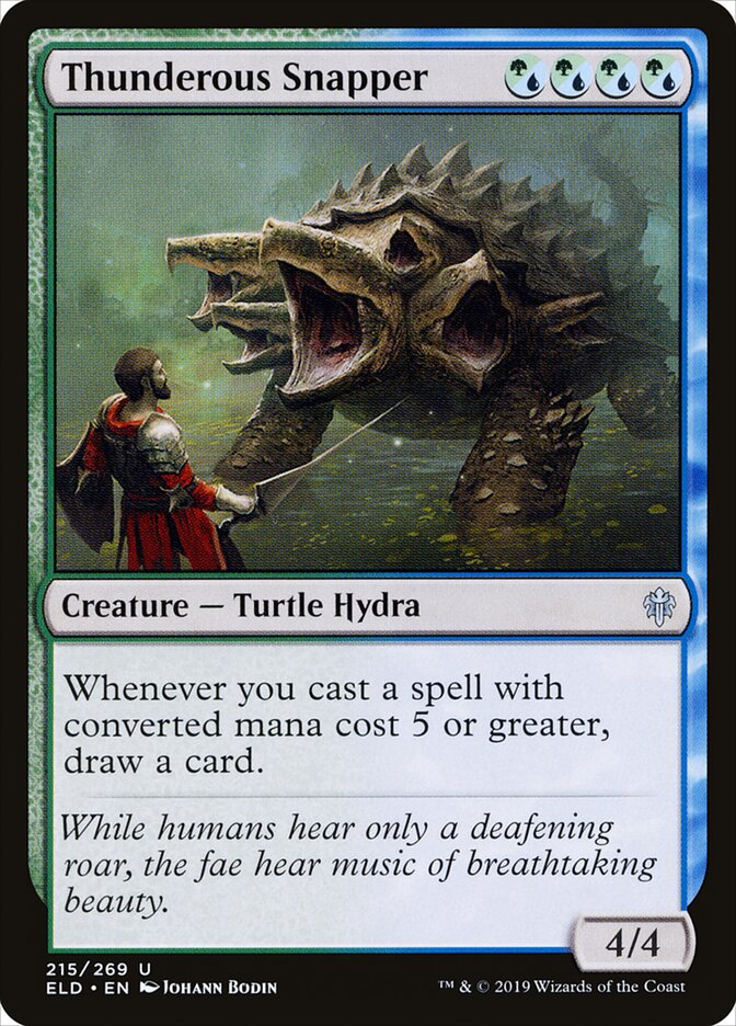 Thunderous Snapper - Throne of Eldraine 215 (Foil)