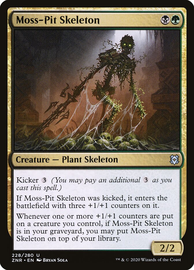 Moss-Pit Skeleton - Zendikar Rising 228 (Foil)