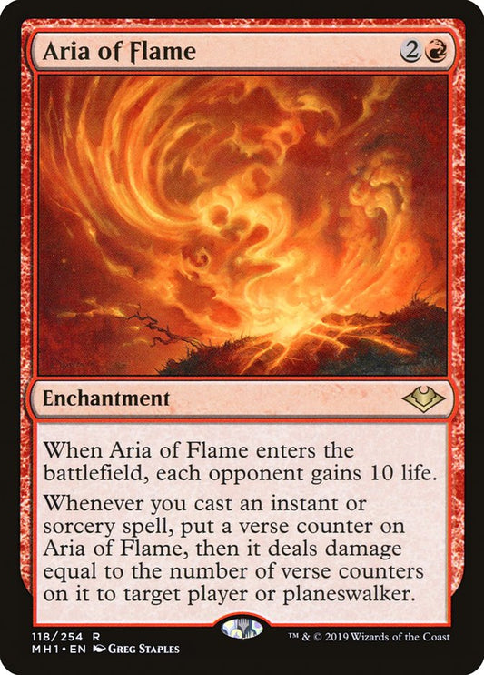 Aria of Flame - Modern Horizons 118 (Foil)