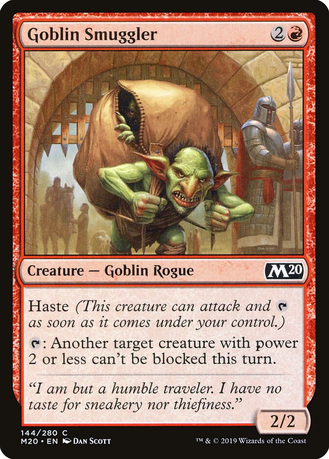 Goblin Smuggler - Core Set 2020 144 (Foil)
