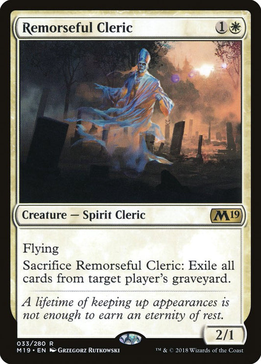 Remorseful Cleric - M19 33