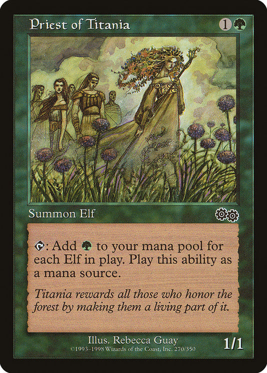 Priest of Titania - Urza's Saga 270