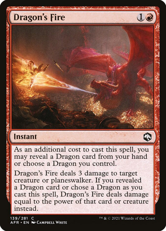 Dragon's Fire - AFR 139